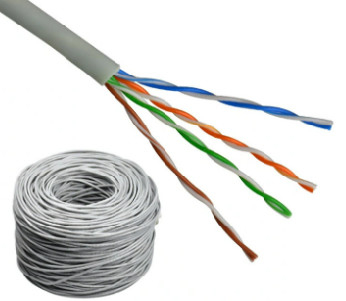 Protection de l'environnement du câble Ethernet 1000ft d'UTP Cat5e 24awg d'essai de flet
